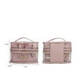 thumbnail image 7 of MKF Collection Emma Women's Cosmetic Bag, Sleek Makeup Purse Handbag by Mia K - Mustard, 7 of 7