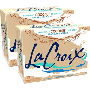 LaCroix Coconut Sparkling Water, 12 fl oz, 24 Pack