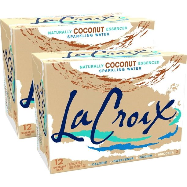 LaCroix Sparkling Water, Coconut 2/12 packs 12 oz