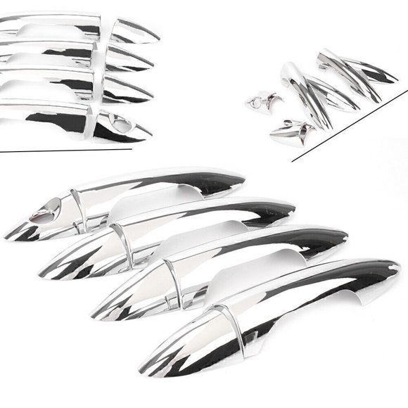 Chrome Door Handle Cover Molding Trim Fits 2011-16 for Hyundai Accent Solaris Verna-