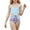 Light Blue, variant on Vedolay Toddler Girl Swimsuit Kids Girls Three Piece Bathing Suits Spaghetti Straps Bikini Set Cross Back Rash Guard with Lace Cover Up,Light Blue 140