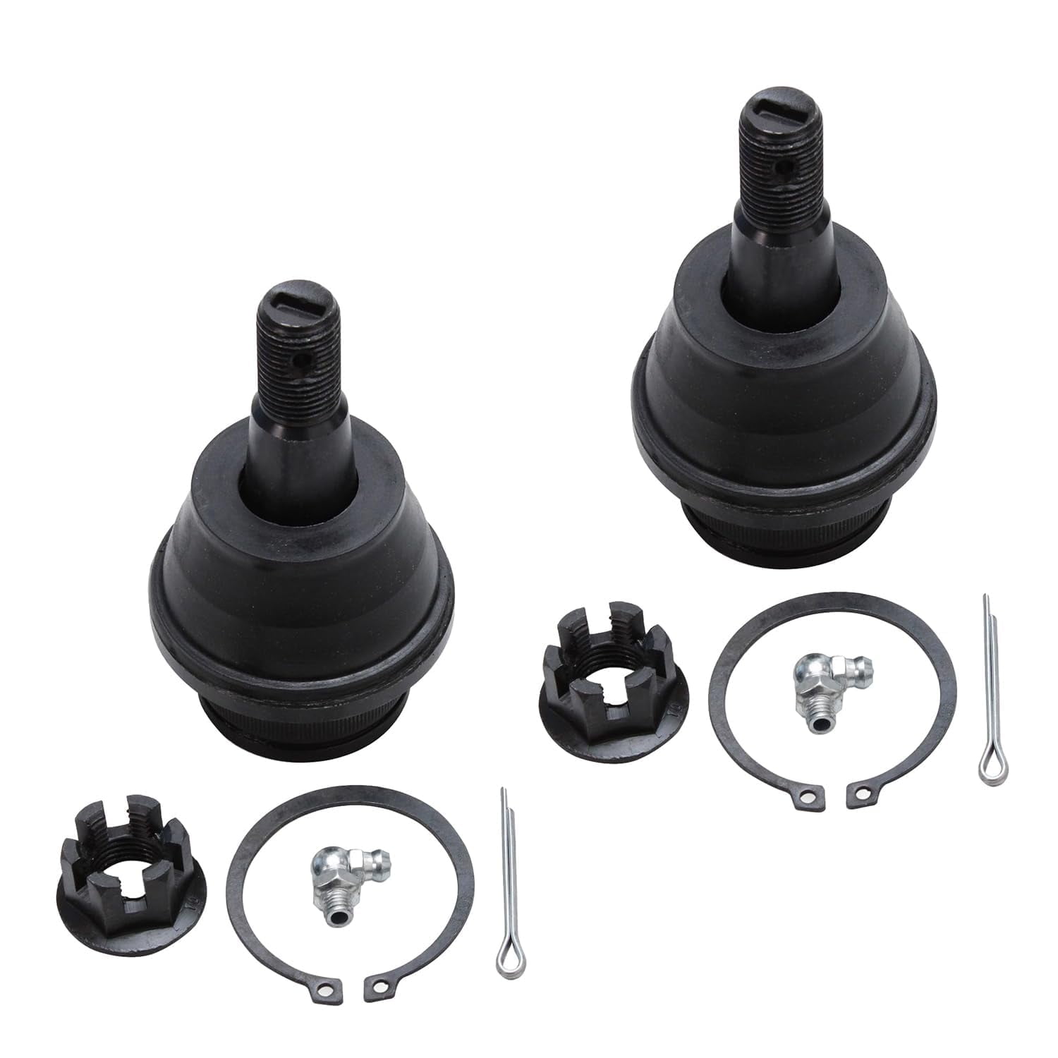 Detroit Axle - Front CV Axles Assembly for 4WD Chevy GMC Avalanche Yukon Silverado Sierra 1500 Cadillac Escalade, 2 CV Axle Shafts, 2 Lower Ball Joints, Replacement