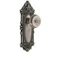 thumbnail image 2 of Grandeur Gvcbou_Psg_234 Grande Victorian Solid Brass Rose Passage Door Knob Set - Nickel, 2 of 5