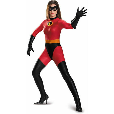 Disney The Incredibles Mrs. Incredible Bodysuit Women's Adult Halloween Costume