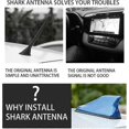 thumbnail image 4 of Vehicle antenna for FIAT 500X, with compact, stylish design, black normal black, 4 of 4