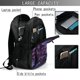 thumbnail image 4 of Balery Lilac Mochila con carga USB para hombre y mujer - Mochila impermeable y antirrobo para laptop con puerto USB para viajes, trabajo, 4 of 7