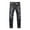 Black, variant on Boy's Skinny Fit Ripped Destroyed Distressed Stretch Stylish Fashion Denim Jeans Pants (Navy, 11-12 Years)