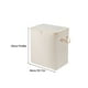 thumbnail image 3 of Bolsa de tela para edredón, asas reforzadas con cremallera, cesta para armario, almacenamiento de embalaje de gran capacidad, organizador de Almacenamiento y organización del hogar Más Alto/Beige Matsuzay HA077321-05, 3 of 6