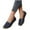 Dark Blue, variant on Eltusu Women Loafer Flat Shoes, No Slip Round Toe Breathable Comfy Dress Shoes Black Size 7.5