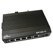 Optical SNS SIP1305-1C L2 5-Ports Industrial POE DIN-Rail Unmanaged Ethernet Switch