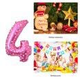 thumbnail image 4 of 16 pulgadas Tamaño grande Oro Plata Rosa Oro Número Globo Cumpleaños Decoraciones para fiestas de bodas Globos de aluminio Niño Niño Juguete Kits de decoración para fiestas polvo de impresión cuatro Wosthever HA002665-64, 4 of 6