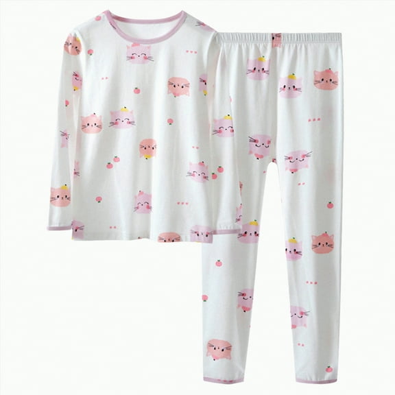 Ccpelsie Big/Little Girl Fall Winter Clothes Cute Crewneck Sweatshirts Pants Set Toddler Outfits for Kids(White,11-12 Years)