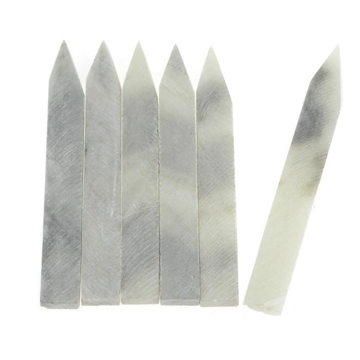 Slate Soapstone Chalk Flat Pencil, 4inch, 6Piece