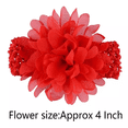 thumbnail image 3 of Diadema Elástica Con Flores De Encaje Para Niñas, 18 Colores, 3 of 5