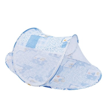 Baby Crib Net Folding Zipper Closure Free Installation Infant Bed Mesh Netting