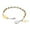 silver gold, variant on OIDEA Stainless Steel Cross Rosary Beads Bracelet Wristband for Women Me -Gold