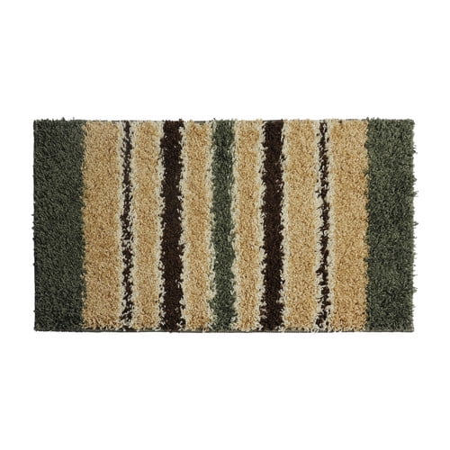 Attraction Design Home Olive Green/Brown Area Rug