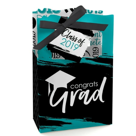 Teal Grad - Best is Yet to Come - 2019 Graduation Party Favor Boxes - Set of