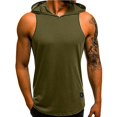 thumbnail image 1 of Men Hooded Tank Fitness Sweatshirt, 1 of 4