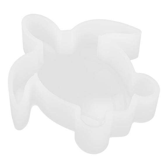 Turtle Shaped Silicone Mold for DIY Epoxy Resin Jewelry Accessories White Non Stick Easy to Clean