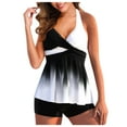 thumbnail image 1 of LSLJS Maillot de Bain Trois Pièces Imprimé Sexy pour Femmes, Tankini, 1 of 2