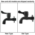 thumbnail image 6 of Water Filter Faucet Tap 304 Washing Machine Tap Male Thread for Garden Bathroom Basin Kitchen Sink, Matte Black, 6 of 7