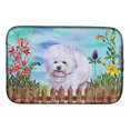 thumbnail image 2 of Carolines Treasures CK1210DDM Tapis de Séchage de Plat de Printemps Bichon, 2 of 4