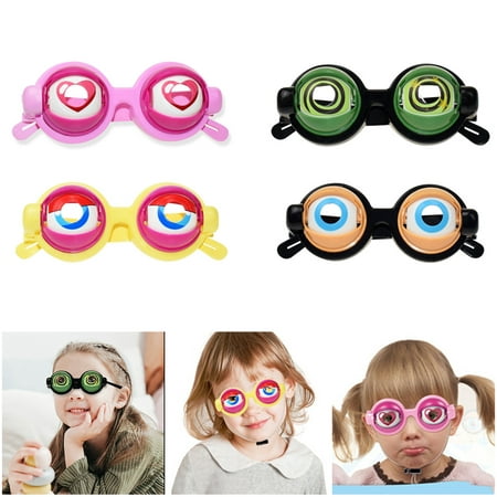 

Protoiya Crazy Eyes Funny Prank Glasses Toys for Children Christmas Birthday Gifts Party Accessories