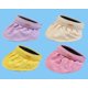 thumbnail image 5 of KAIYANG Sombrero para el sol con parte superior vacía, diadema para niños, protección solar, visera solar, protección UV púrpura (amarillo) rosa, 5 of 5