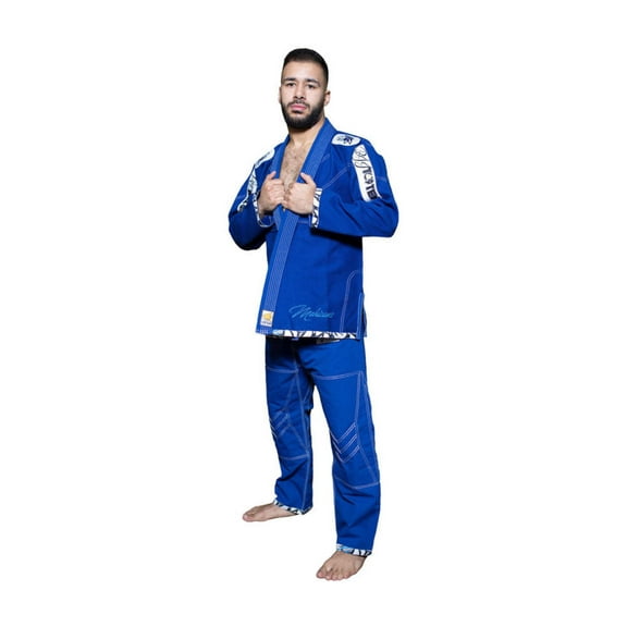 Top Ten Brazilian Jiu Jitsu Uniform Mohicans - Blue