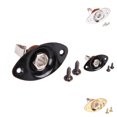 thumbnail image 4 of Soidarity Panel de conector de guitarra eléctrica Universal, 6,35mm, 1/4 , conector ovalado, Kit de montaje de puerto, accesorios para instrumentos Accesorios para instrumentos musicales plata Soidarity OD0057-01, 4 of 6