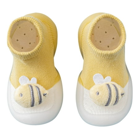 

Fashion Infants Shoes Casual Soft Sole Flat Shoes For Infants Babys Mid Top Cute Sweet Printed Non Slip Lightweight Brathable Non Slip Infant First Walkers