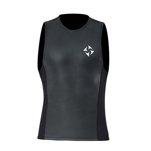 DIVE SAIL 2MM Neoprene Wear-resistant Sleeveless Short Pants Wetsuit Rash Guards Textile Technology Girls Surfing Snorkel Suits male vest XXL