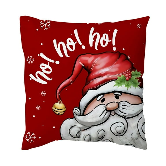 PEIBang Vintage Christmas Throw Pillow Covers,Xmas Decorations,Winter Holiday Decorative Pillow Case for Bedroom Sofa Couch