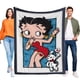 thumbnail image 1 of Betty Boop (2) - Betty Boop (2) anti-pilling, suave, ligera, esponjosa y acogedora de lujo para hogar y cocina – Perfecta para niños y adultos,200X150cm, 1 of 6