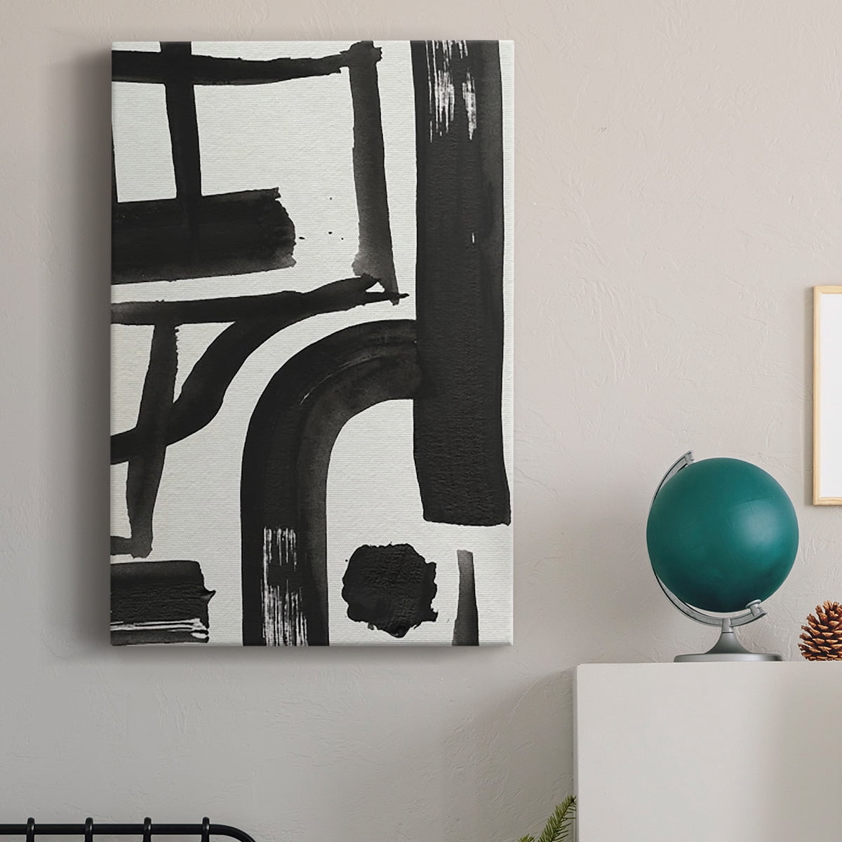 Inkwell Intersect I Premium Gallery Wrapped Canvas - Ready to Hang