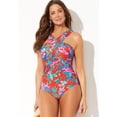 thumbnail image 4 of Swimsuits for All Women's High Neck Wrap One Piece Swimsuit, 4 of 5