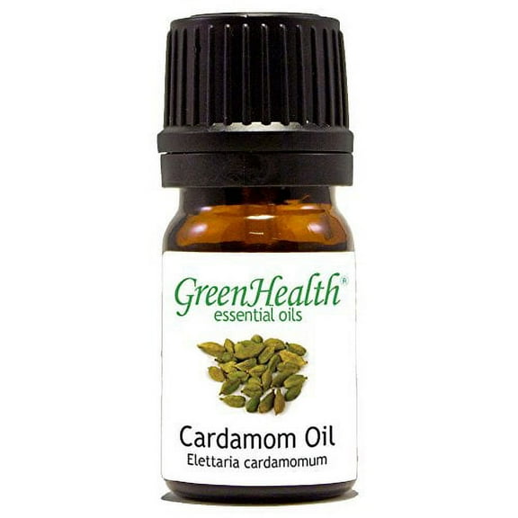 GreenHealth - 5 ml Cardamom Essential Oil - 100% Pure