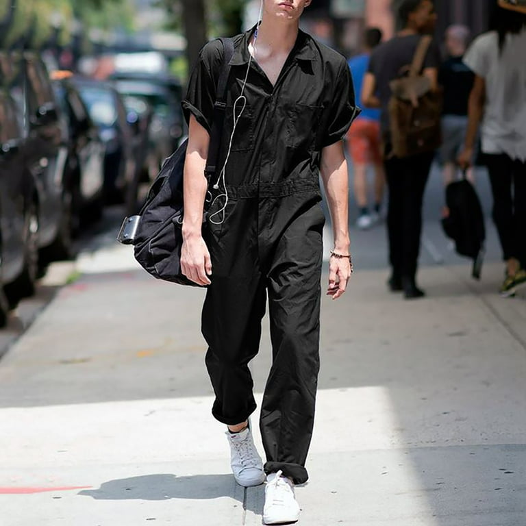 Isvgxsz 2024 New Mens Pants Clearance Men'S Zipper Overalls