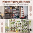 thumbnail image 4 of Gymax 6-Tier Metal Storage Shelving Unit w/V-Shaped Wire Rack for Home Kitchen Garage, 4 of 10