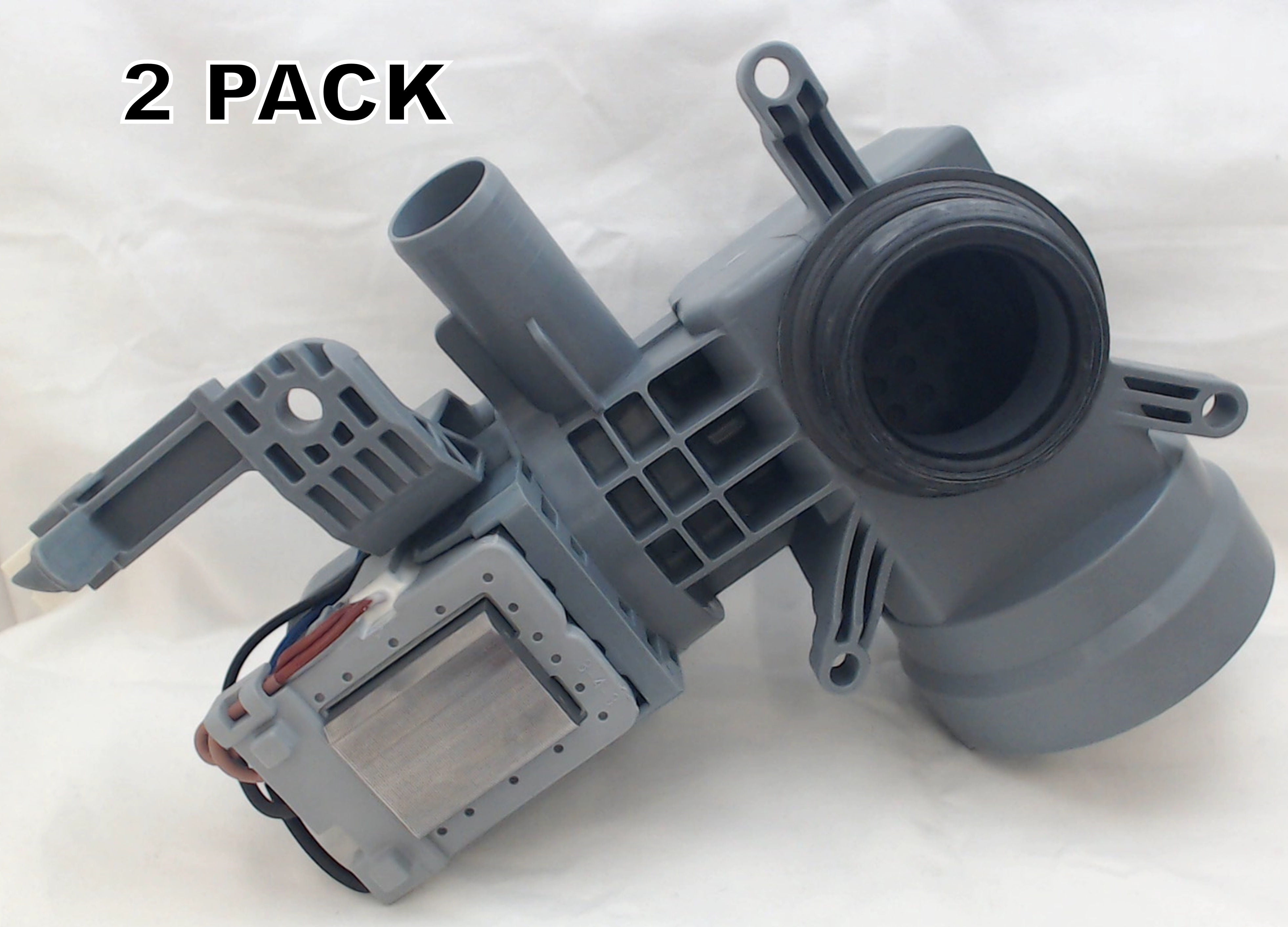 2 Pk, Washing Machine Water Pump for Whirlpool, AP6023357, WPW10425238