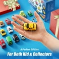 thumbnail image 2 of JOYIN 18 Pcs Pull Back City Cars and Trucks Toy Vehicles Set, Friction Powered Cars Toys for Toddlers, Boys, Girls’ Educational Play, Goodie Bags Stuffers, 2 of 4