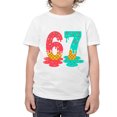 thumbnail image 5 of Six Seven Ice Cream Shirts for BoysGirls, Ice Cream Drip Tee-Funny 6 7 Short Sleeve Tops,White 110cm, 5 of 6