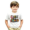 thumbnail image 2 of JAJAHO My 1st Day Of Kindergarten Shirt Boys Girls Happy First Day Of Kindergarten T Shirts Back to School Clothes, 2 of 3