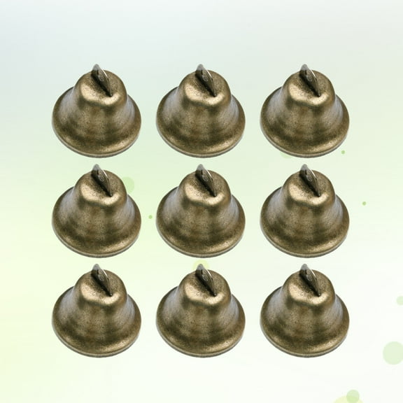 MLINS 15Pcs Metal Jingle Bells for Dog Accessories and Potty Training with Bell Shape Vintage Bells for Pet Owners