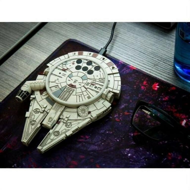 Star Wars Millennium Falcon Wireless Charger with AC Adapter