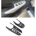 thumbnail image 2 of For Nissan Navara Np300 2016-2021 Car Carbon Fibre Window Glass Lift Switch Button Panel Cover Trim, 2 of 5