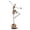 As show, variant on Metal Dancing Girl Garden Statue – Iron Art Sculpture for Indoor Outdoor Home Decor, Elegant Yard Ornament, Holiday or Housewarming Gift for Women
