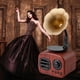 thumbnail image 4 of Altavoz TFixol Grano de Madera Roja con Conexión BT y Tarjeta TF, 4 of 6