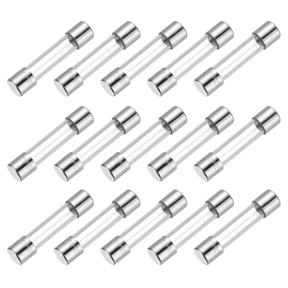 Uxcell 3.15A 250V Glass Fuse 5x20mm Time Delay Fuse UL Listed Slow Blow Fuse for Home Appliances(Pack of 15)